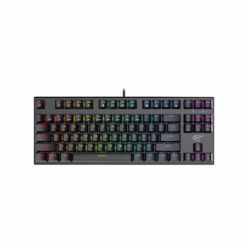 CLAVIER MECANIQUE GAMING HAVIT KB857L-BK SMALL